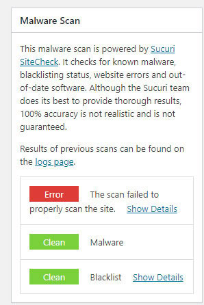 wordpress website malware scan plugin