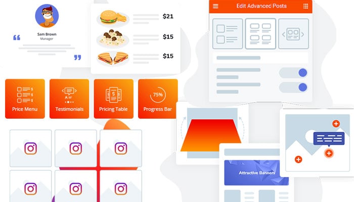 Stratum offers wide selection of Elementor addons for free.