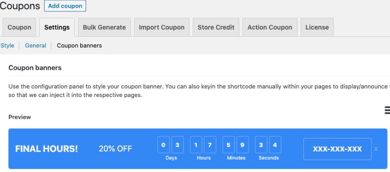 Smart Coupons discount banner.