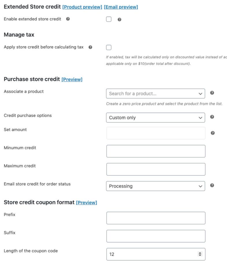 Smart Coupons store credit feature.