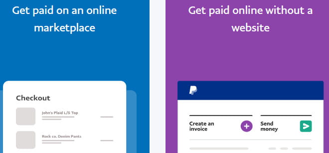 PayPal business account features.