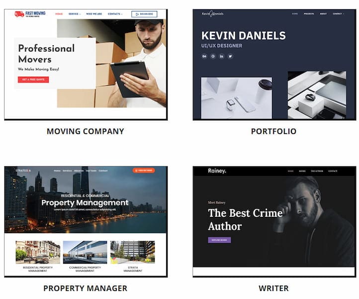 Web.com templates.