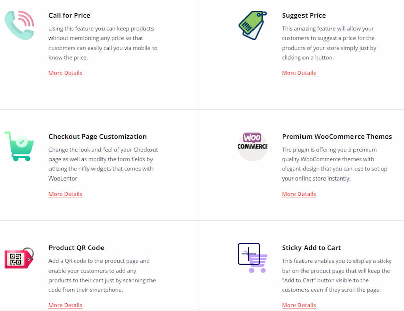 WooLentor WooCommerce page builder features.