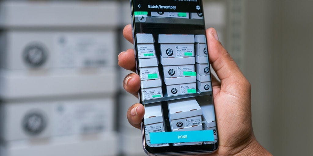 highlight barcodes on smartphone