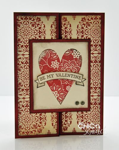 Be My Valentine trifold