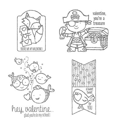 Hey Valentine Stamp Set