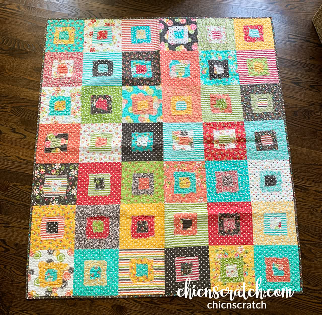 Raw Edges Square Quilt Chic n Scratch