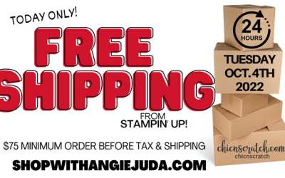 Free Shipping Today From Stampin’ Up!