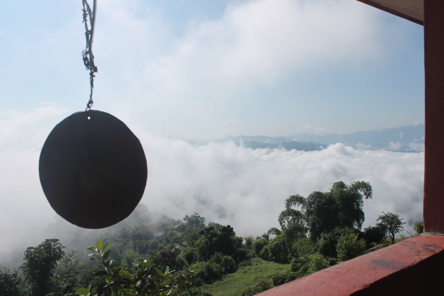 Another view from Ishwori Secondary School over the Gulmi mountain region.