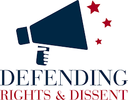 Defending Rights and Dissent - logo Logo forr Defending Rights and Dissent