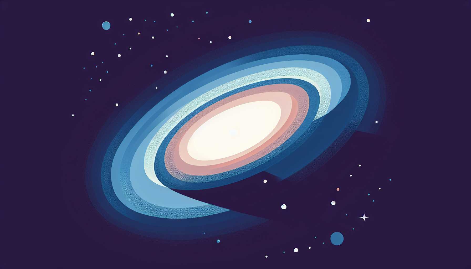 Illustration of exploding star