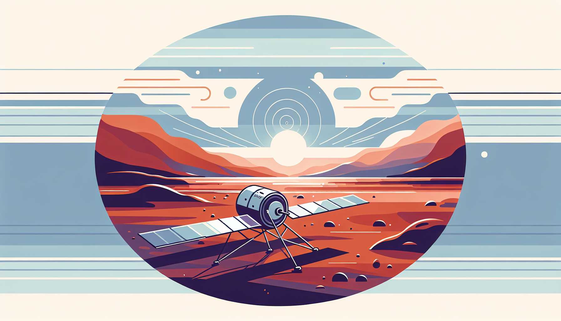 Illustration of Mars Reconnaissance Orbiter