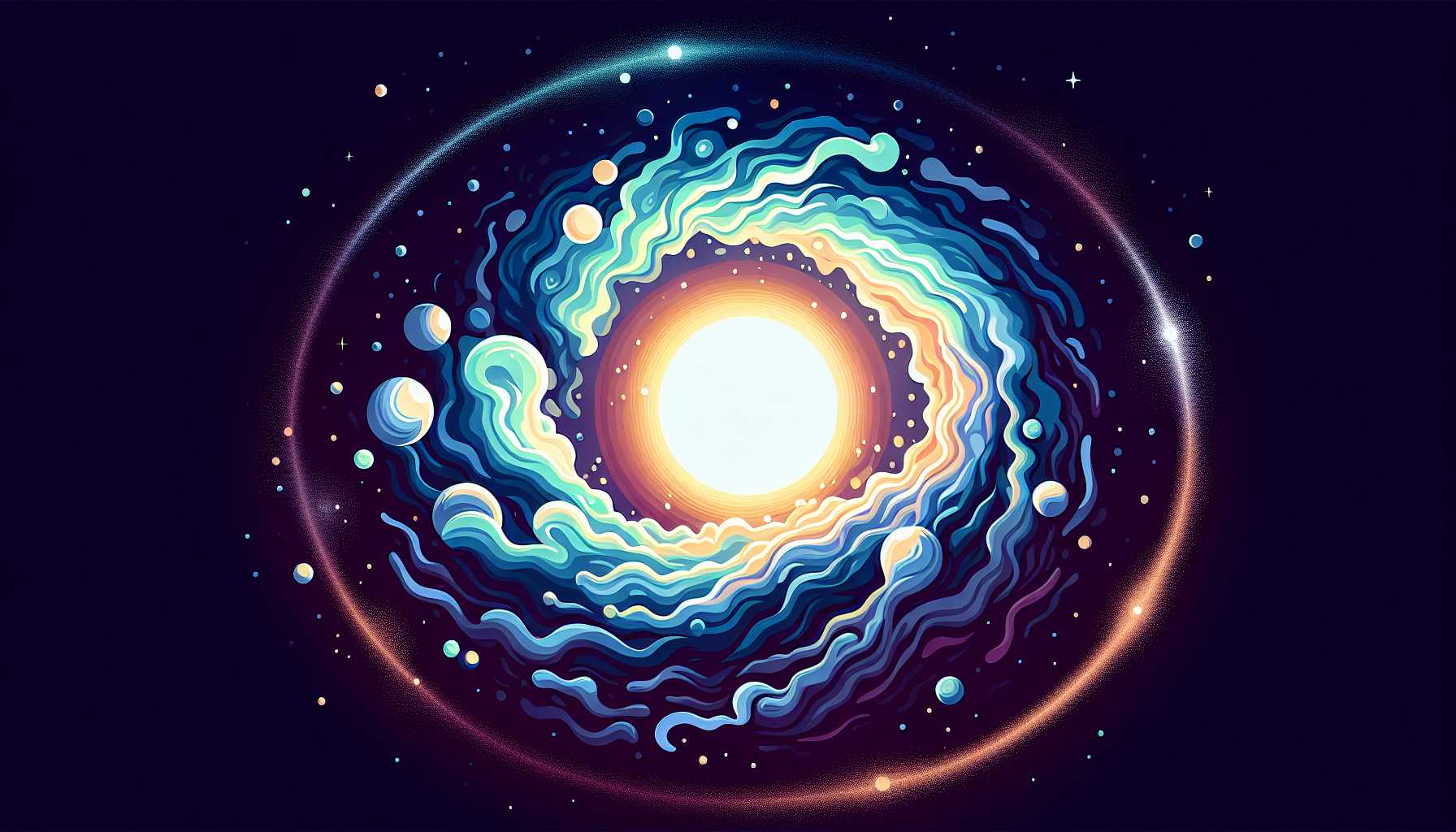 Illustration of planet formation
