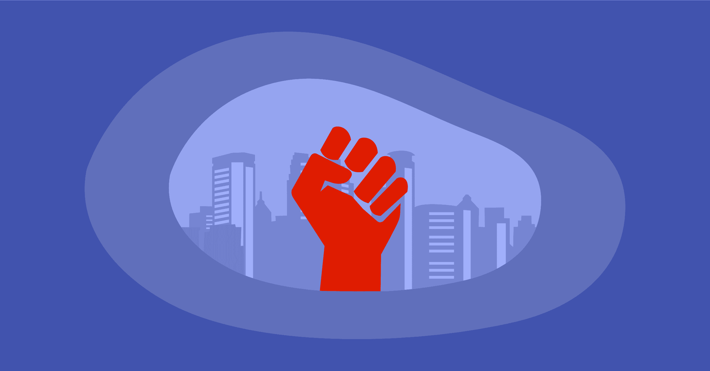 Illustration of a symbol for civil rights