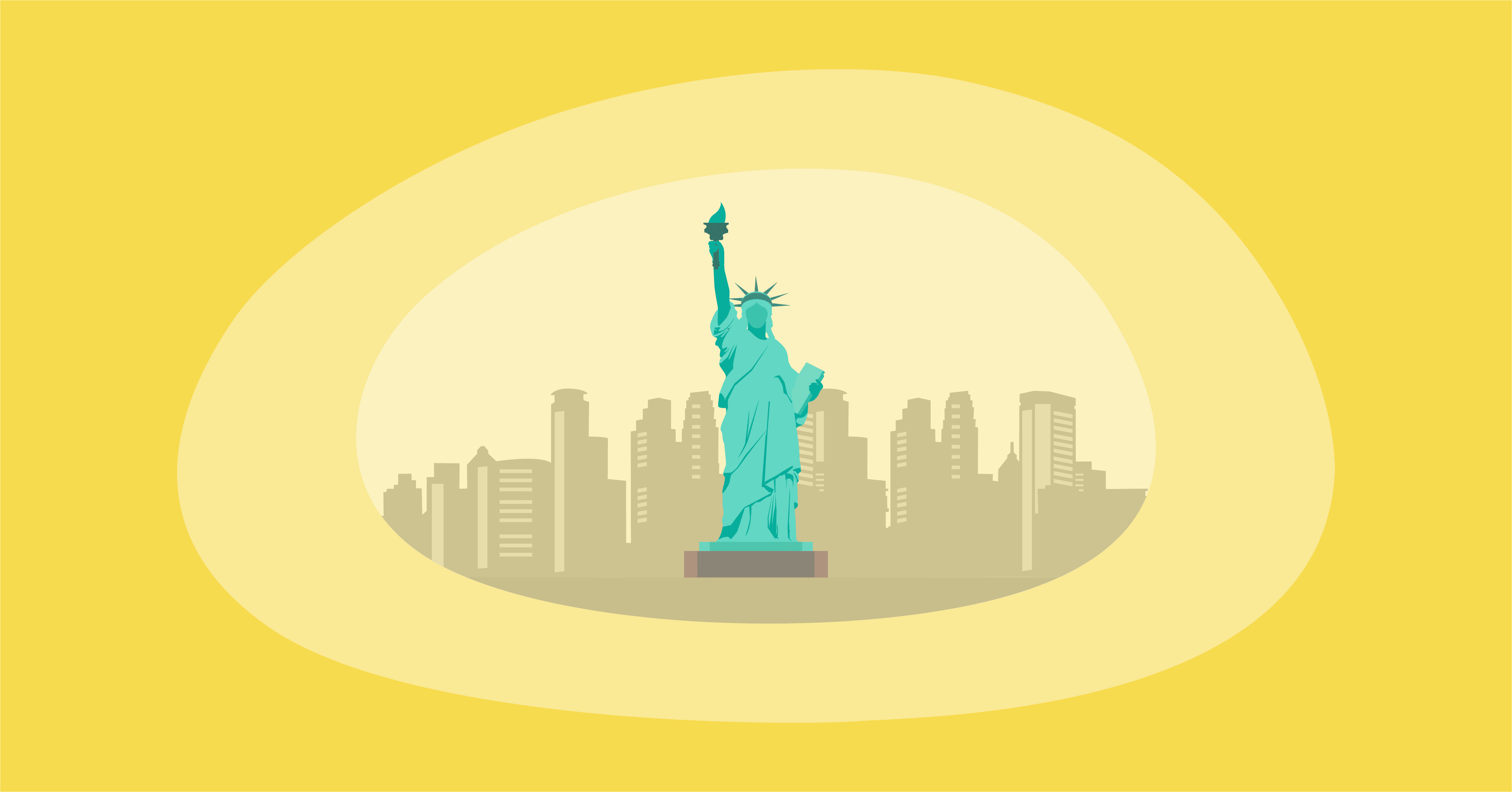 Illustration of the Statue of Liberty