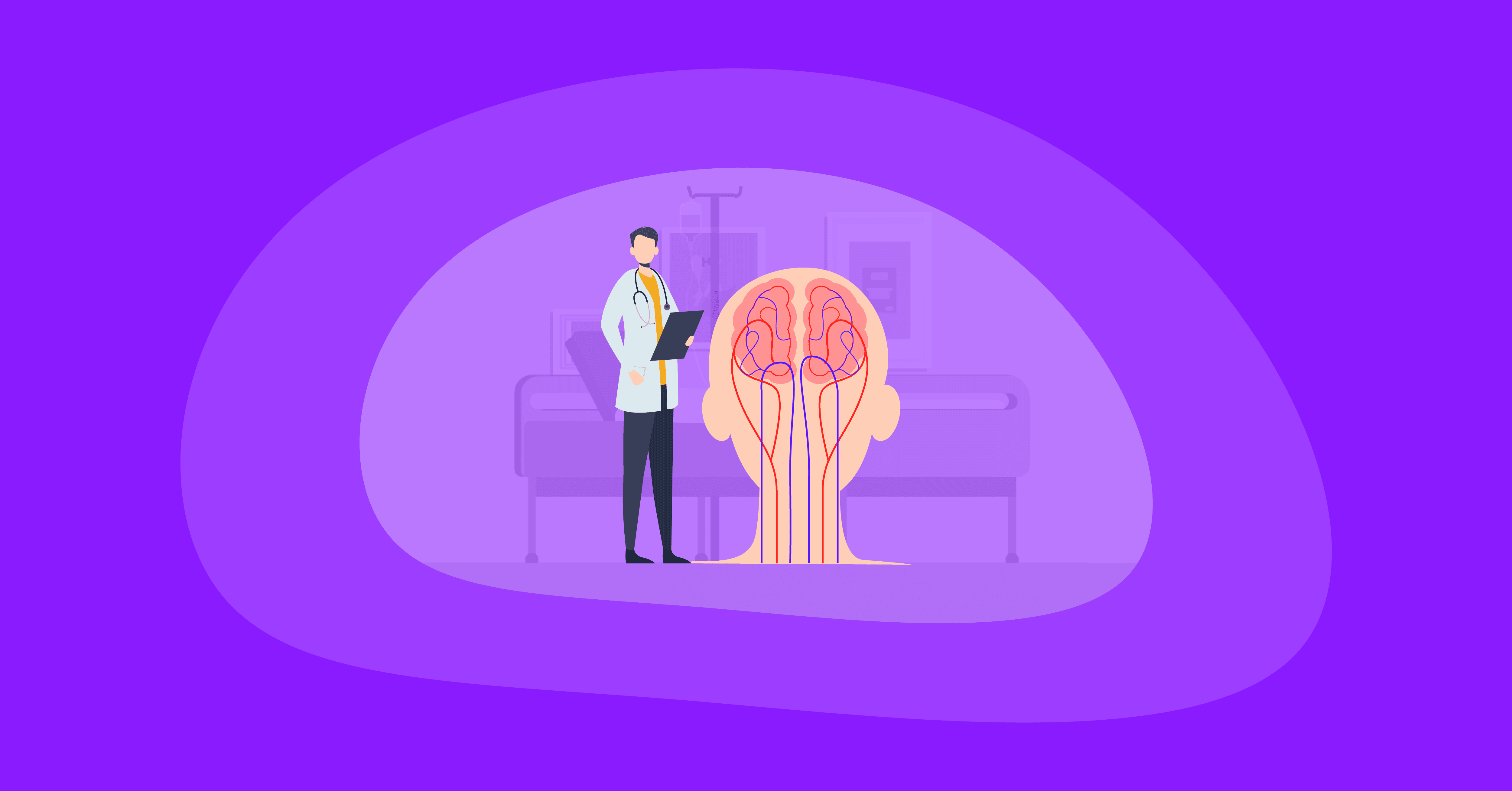Attempted illustration of stroke research