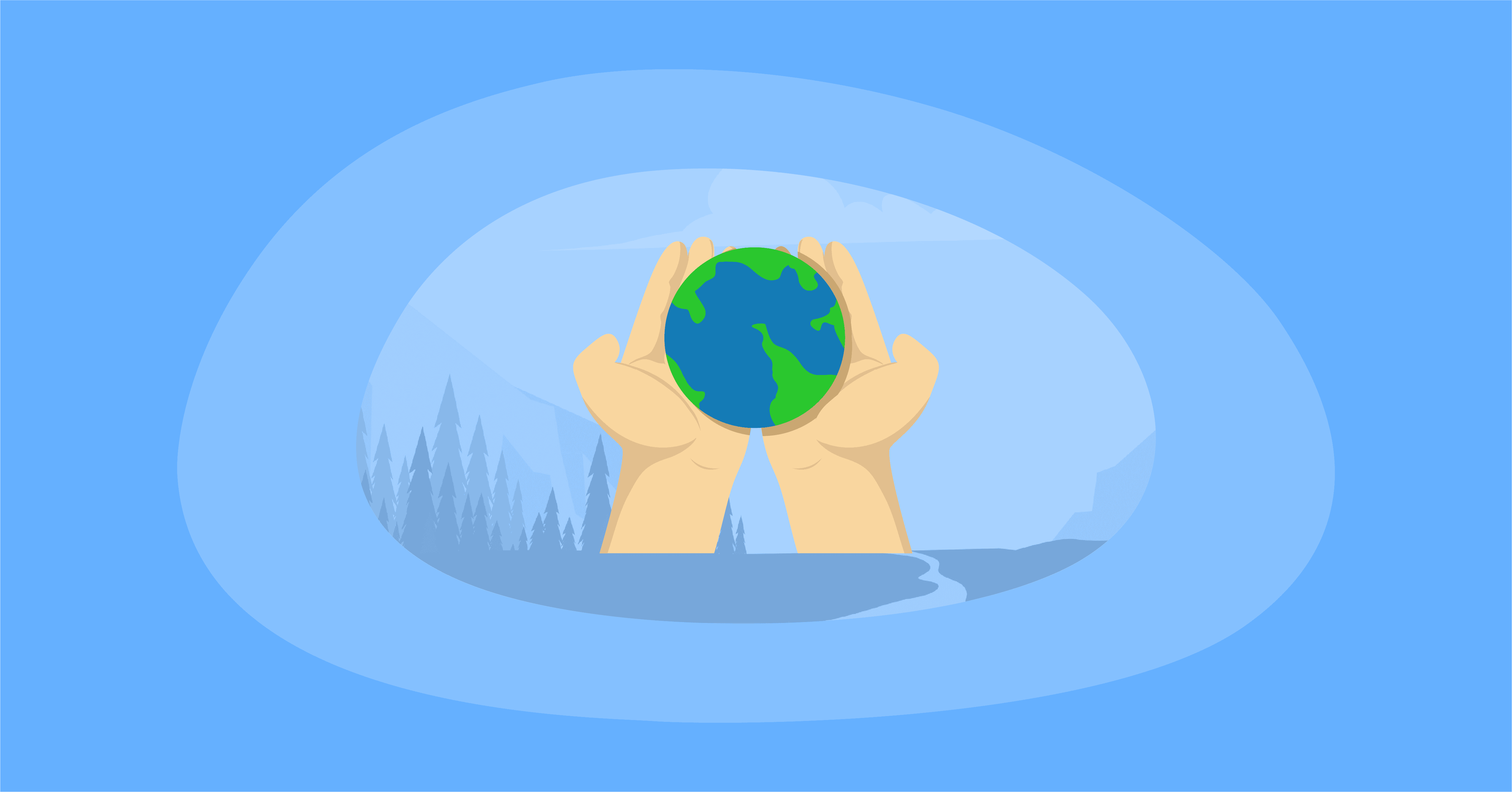 Attempted illustration of a sustainable world