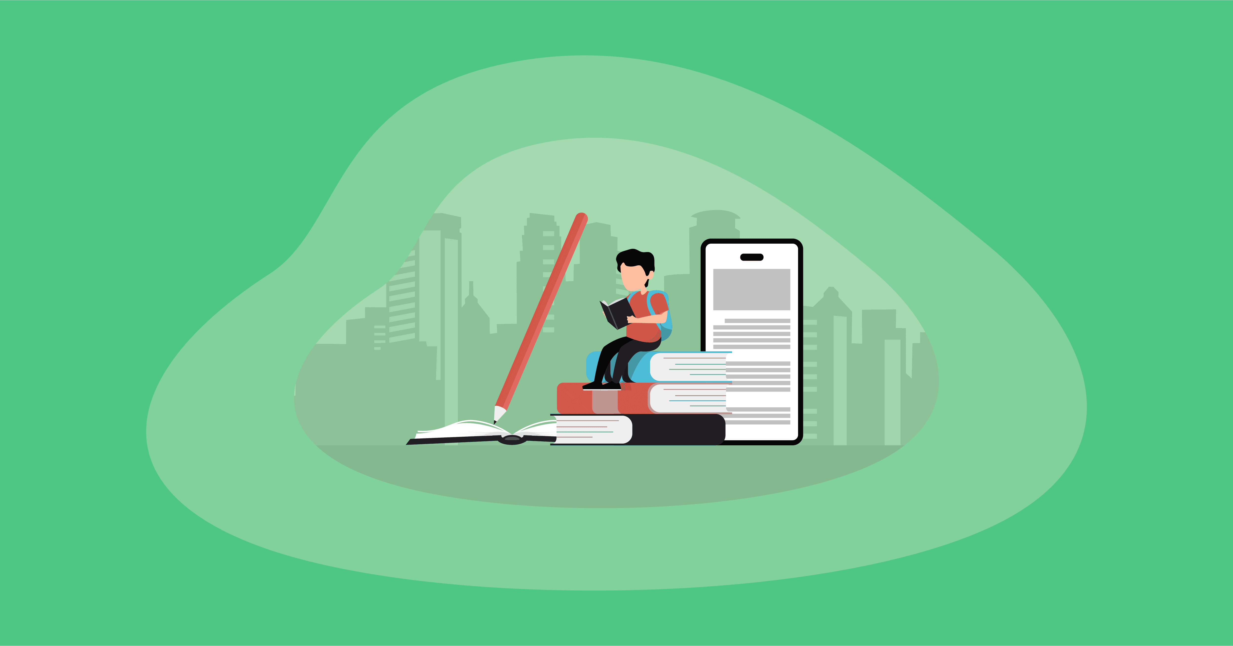 Attempted illustration of promoting literacy