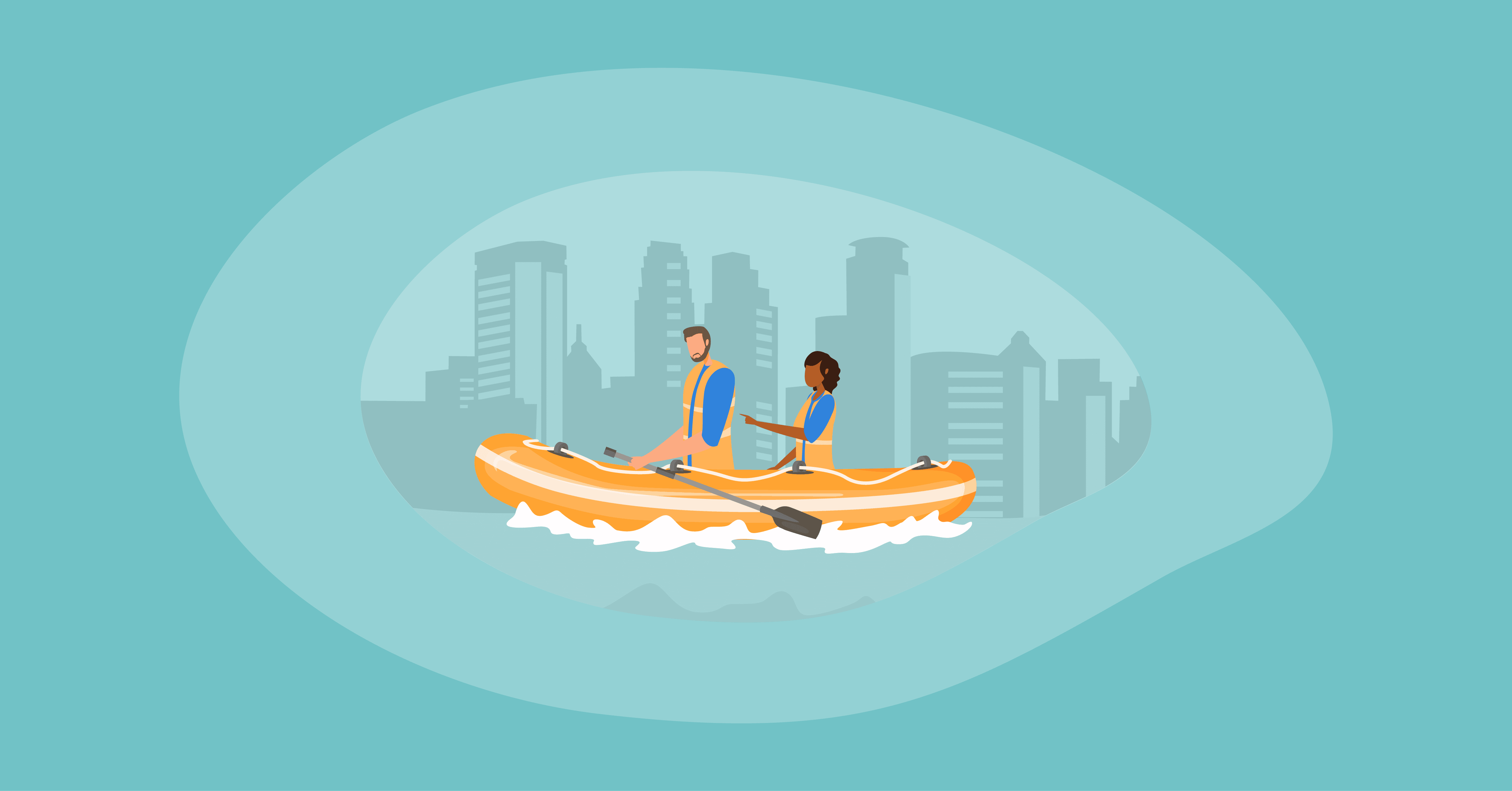 Attempted illustrations of flood victims