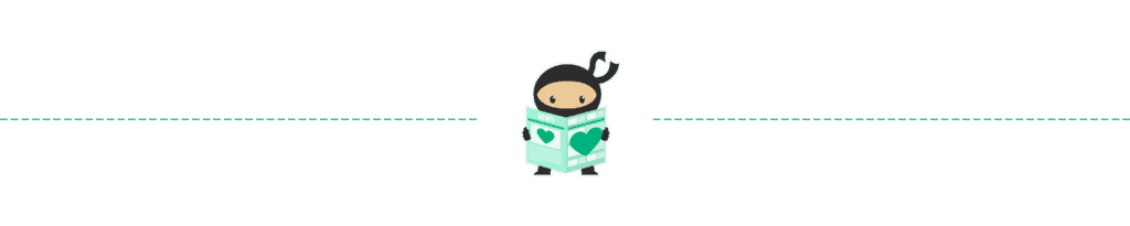 Illustration of a ninja with a newspaper with one big news