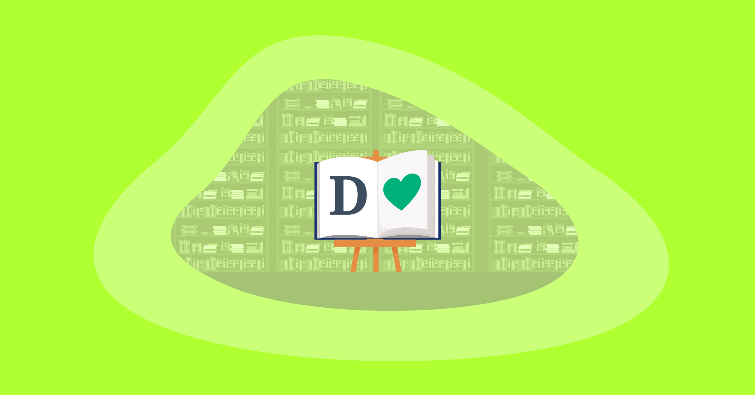 Illustration of all positive action words starting with d