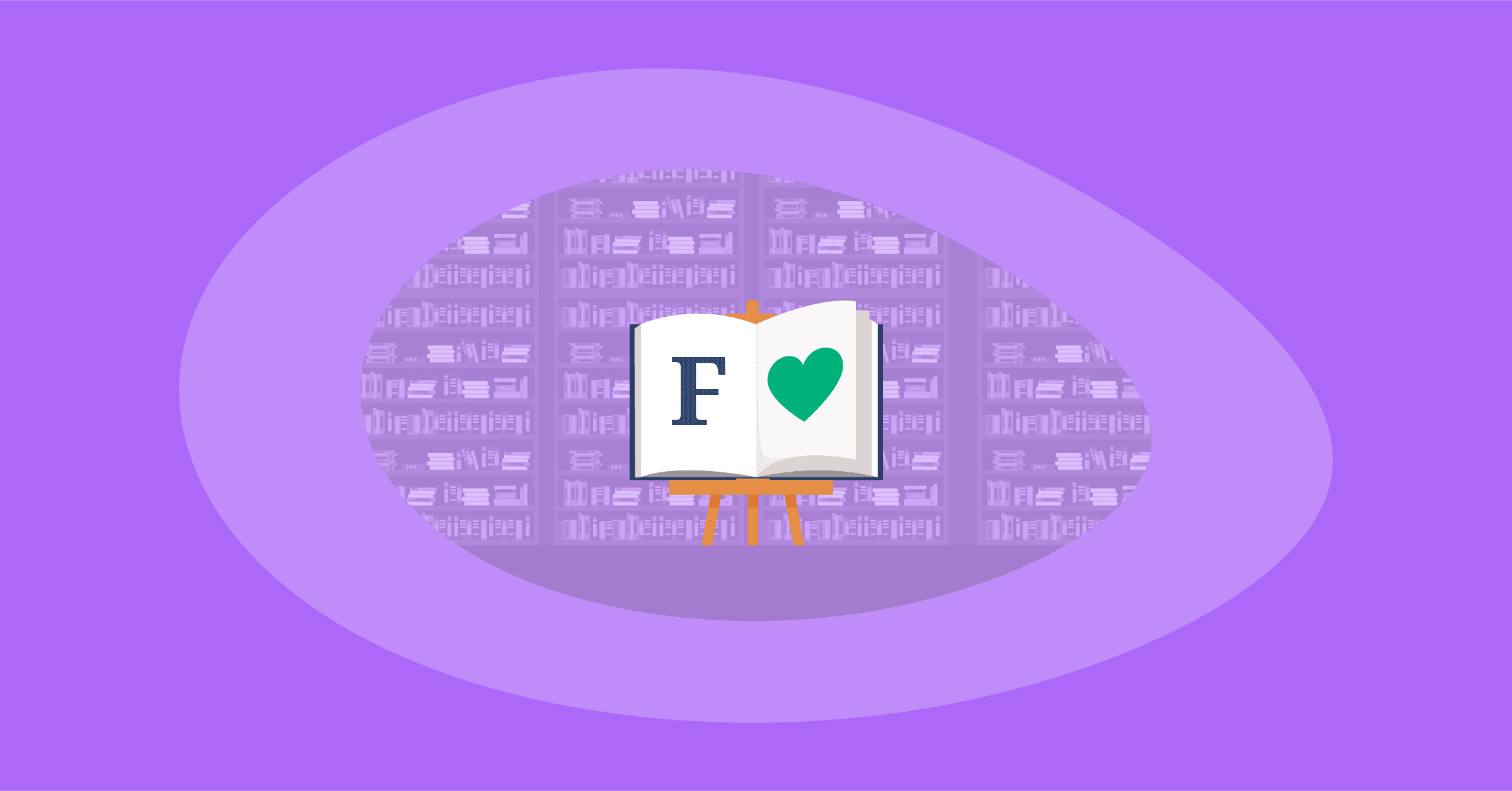 Illustration of all positive words to describe an experience starting with f