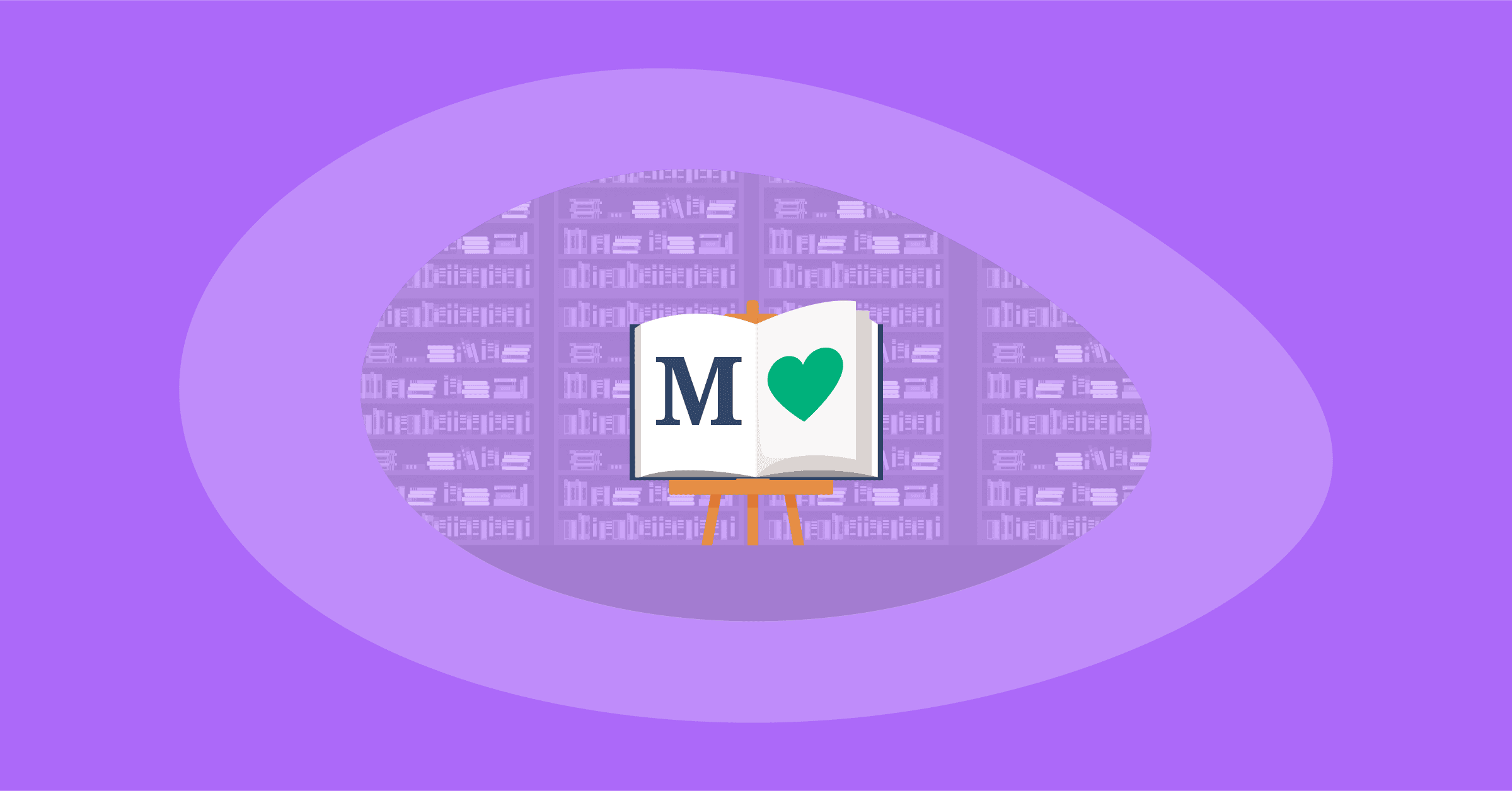 Illustration of all positive words to describe an experience starting with m