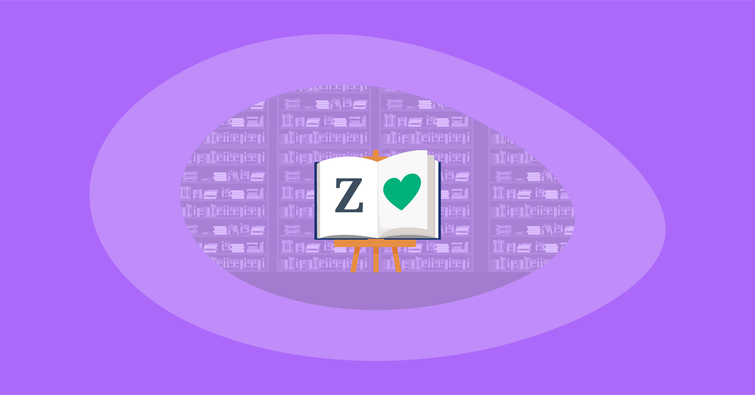 Illustration of all positive words to describe an experience starting with z