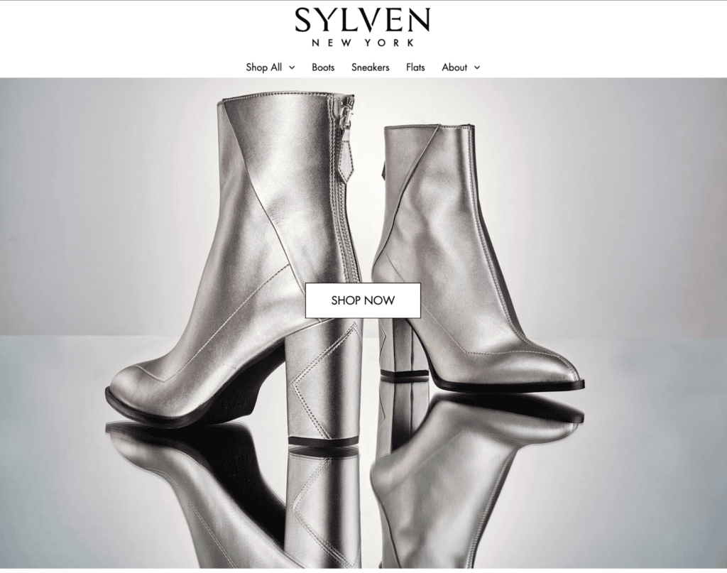 Screenshot of the Sylven front page