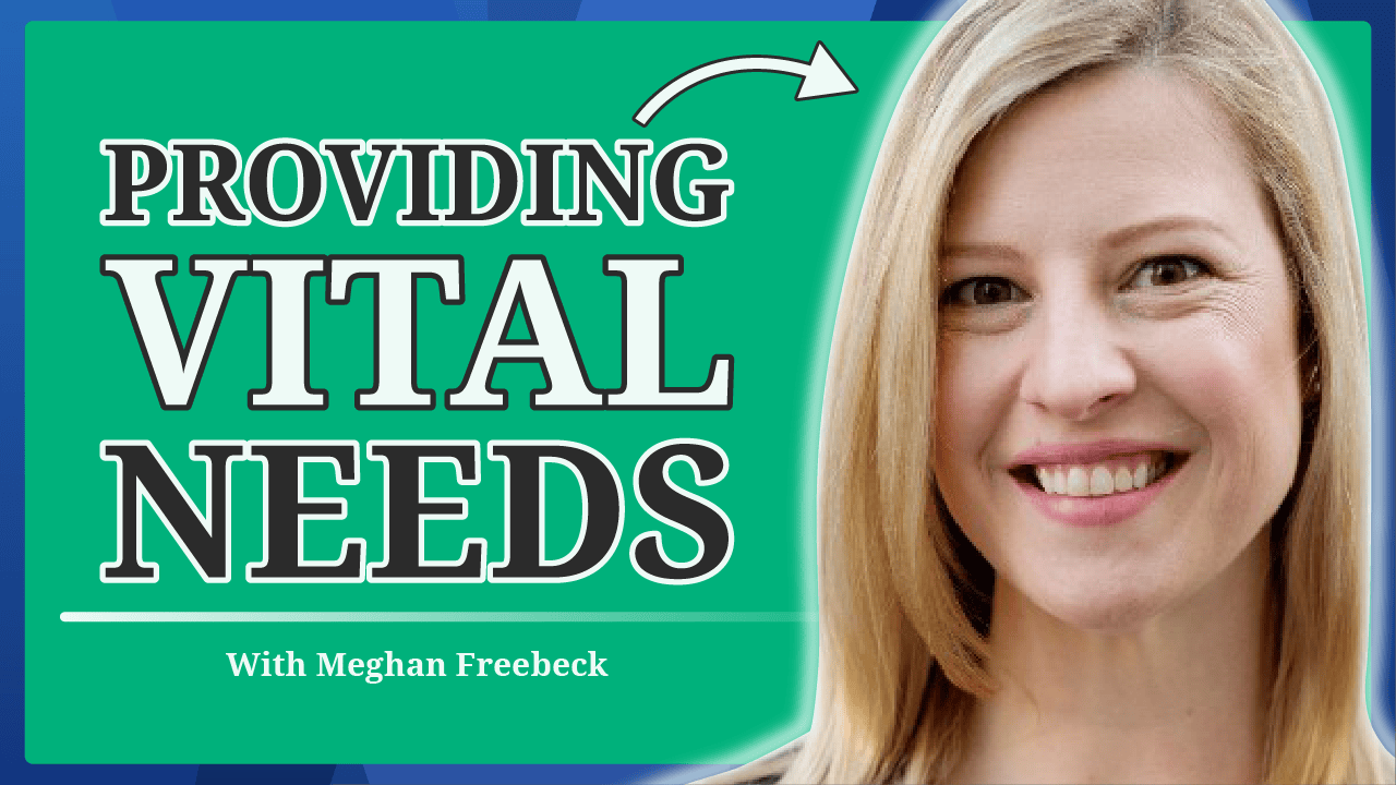 YouTube thumbnail of our podcast #18, featuring Meghan Freebeck from Simply the Basics