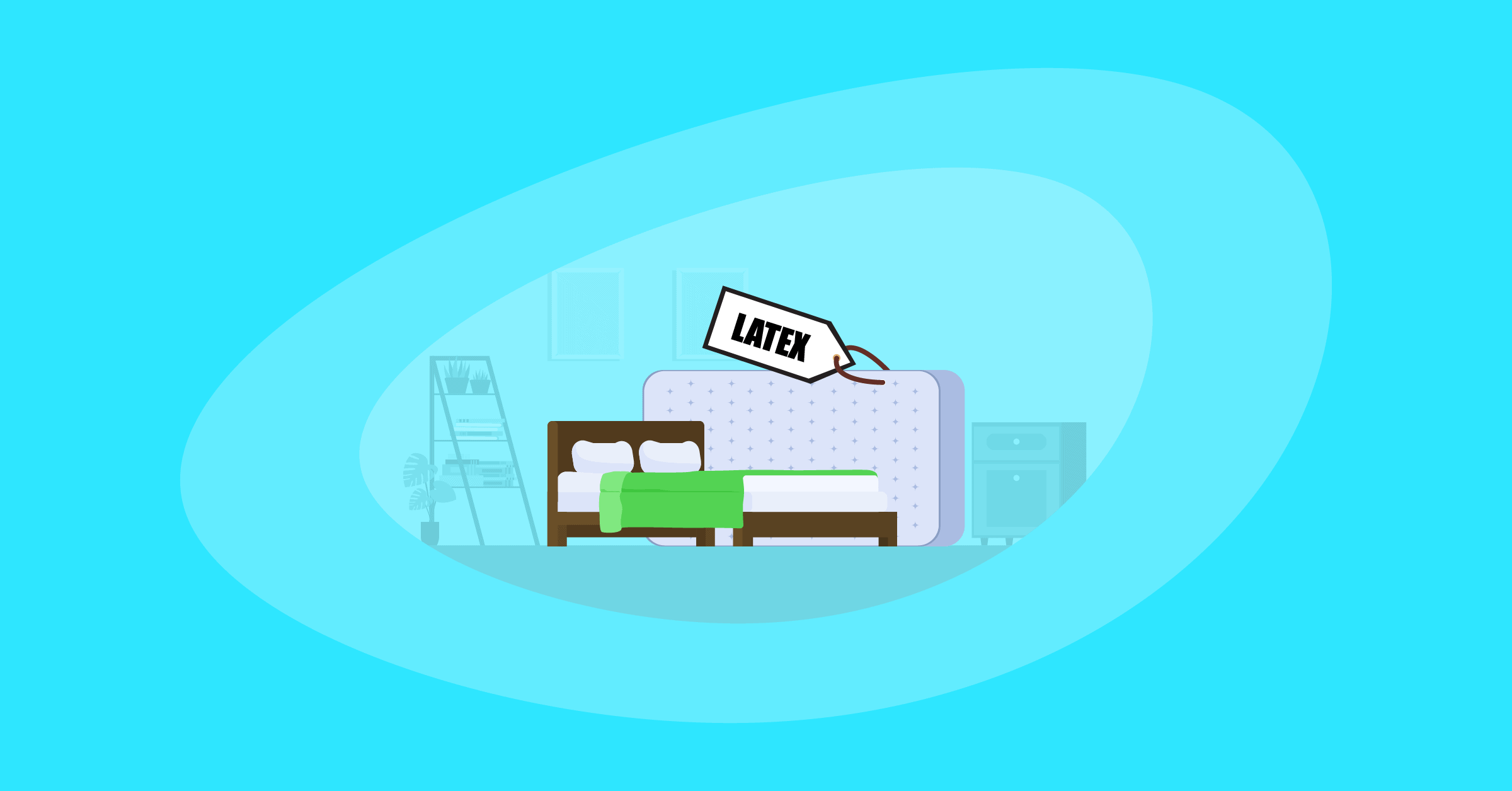 Illustration of latex mattresses