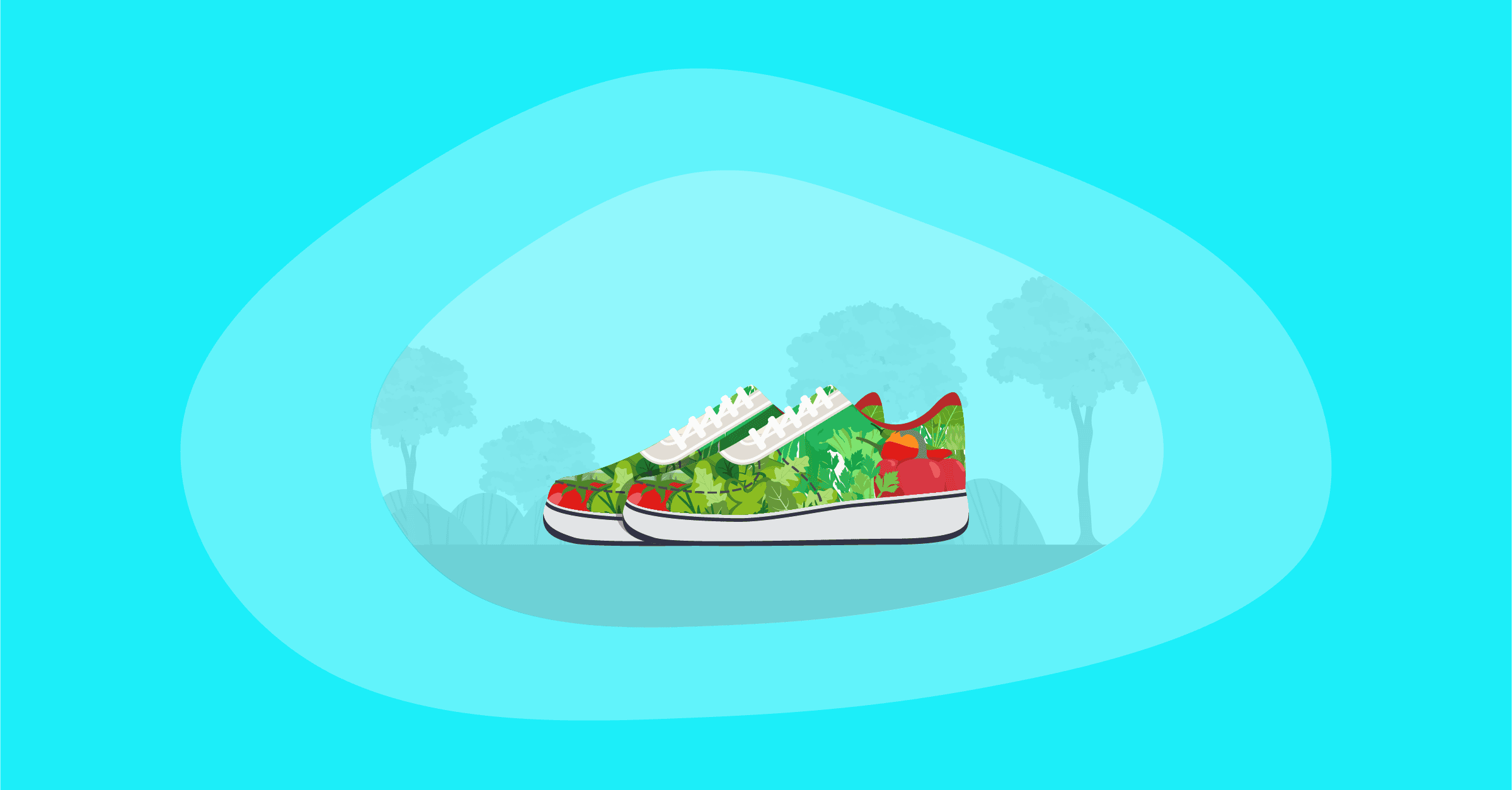 Illustration of the most sustainable vegan shoe brands
