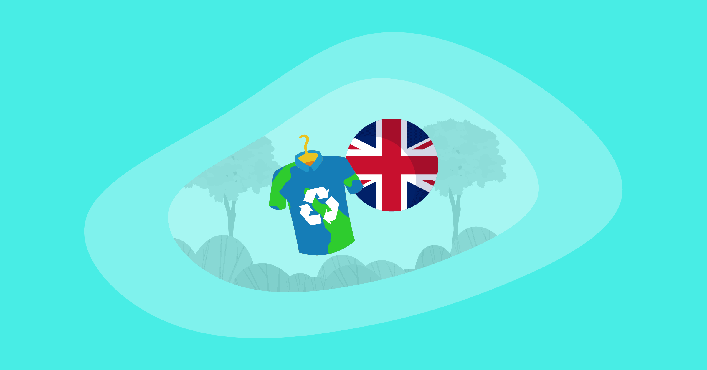 Illustration of the most sustainable slow fashion brands in the UK