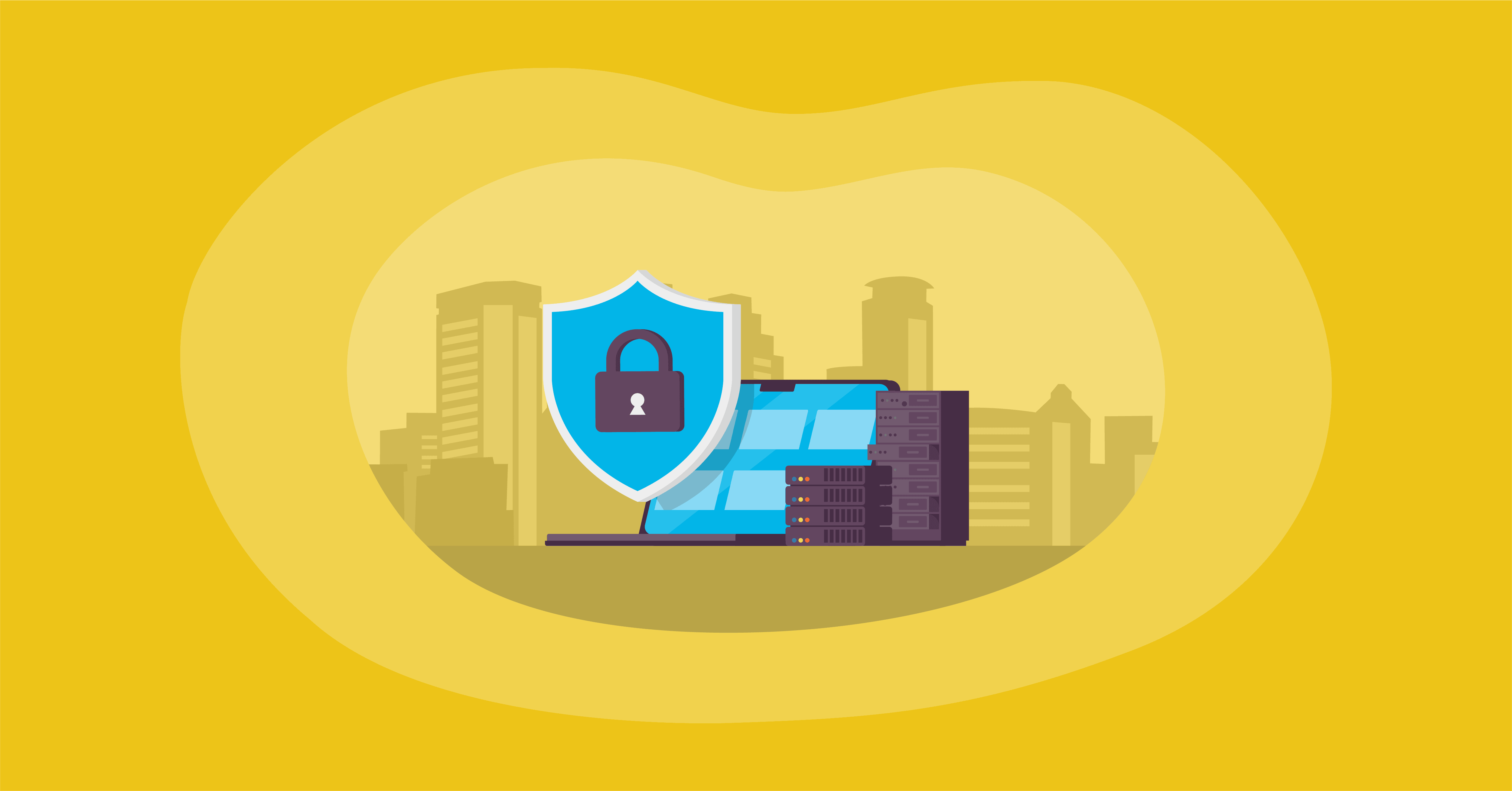 Illustration of cybersecurity