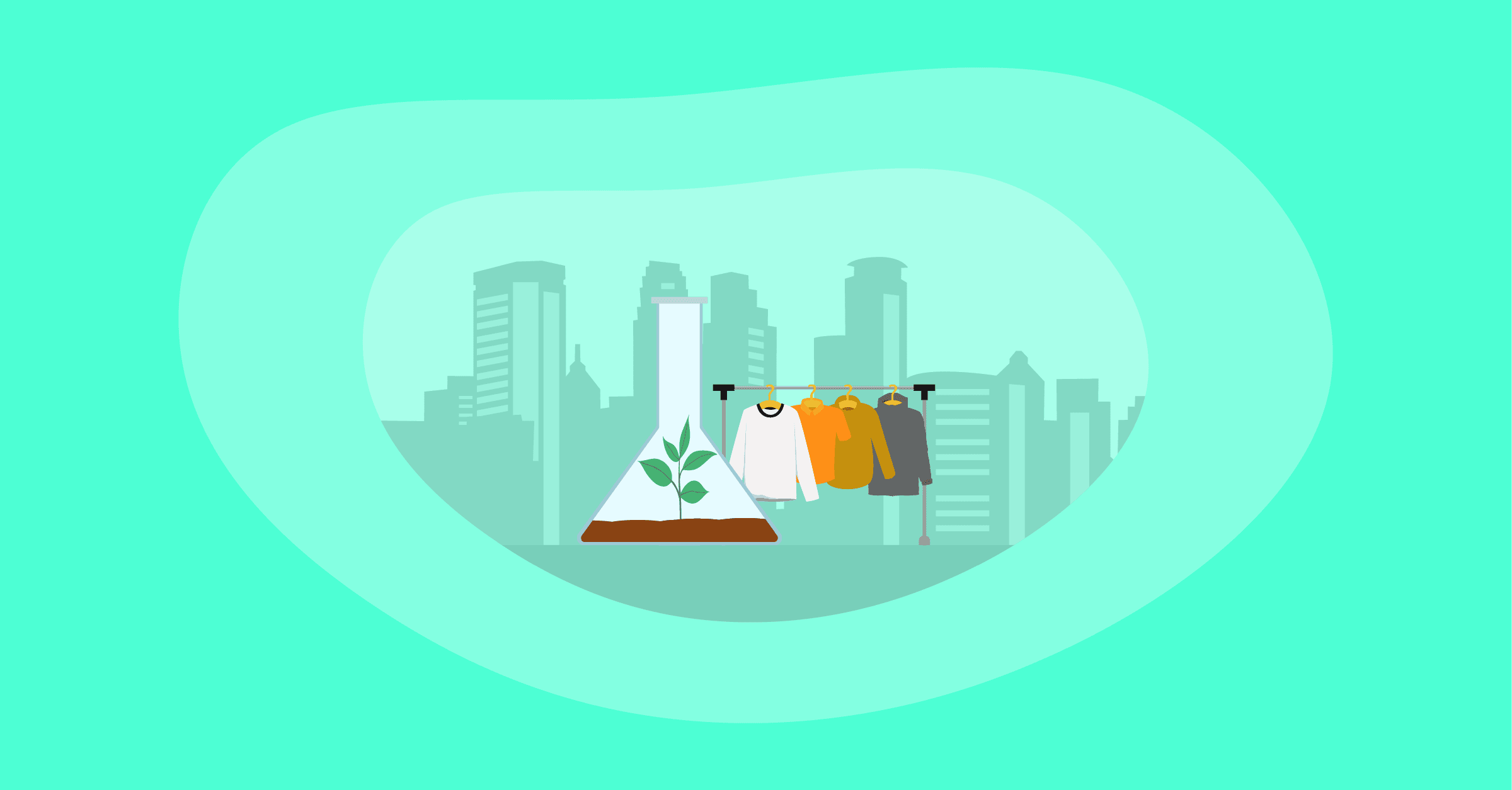 Illustration of the most sustainable non toxic clothing brands
