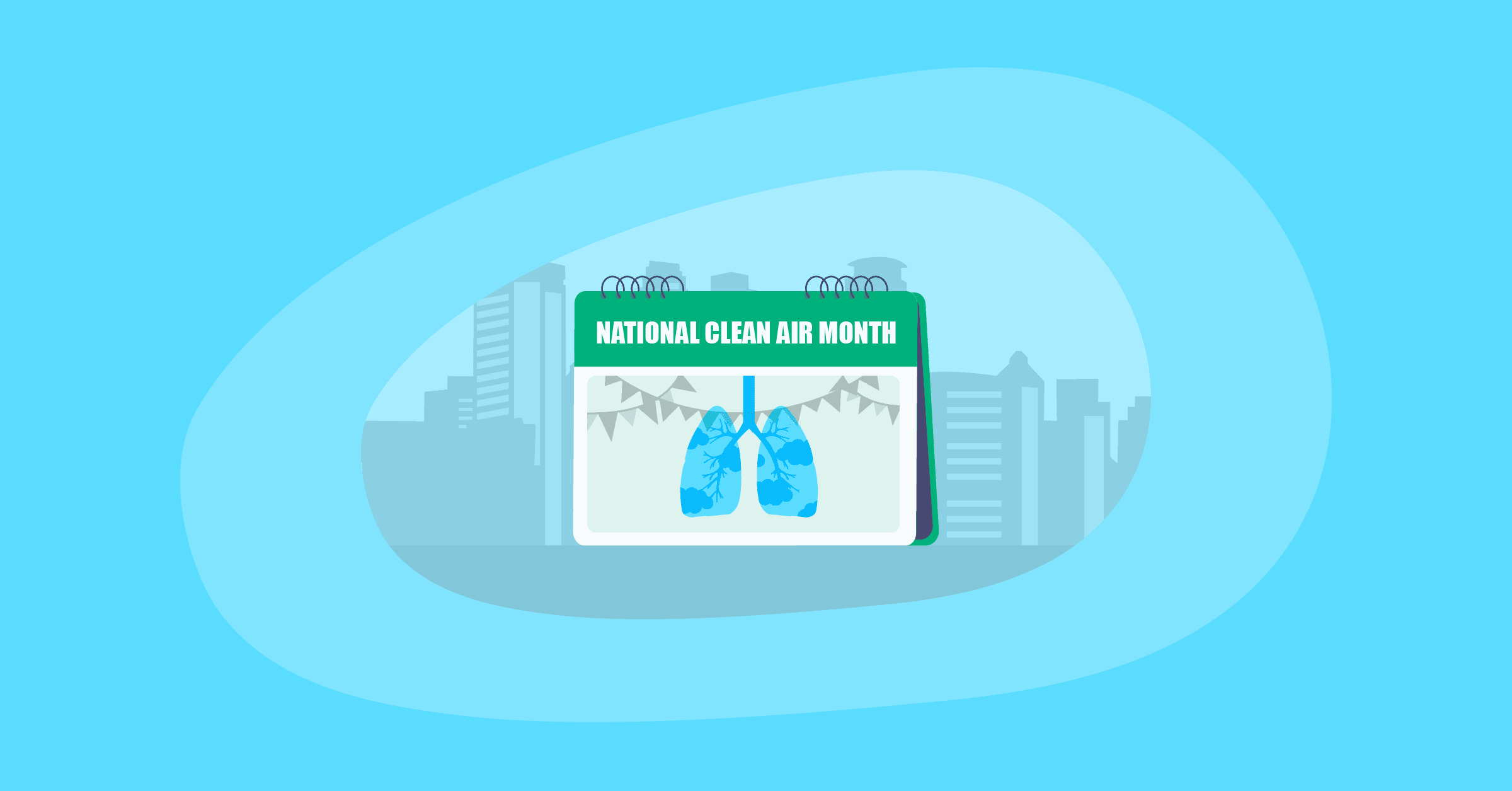 Illustration of the National Clean Air Month