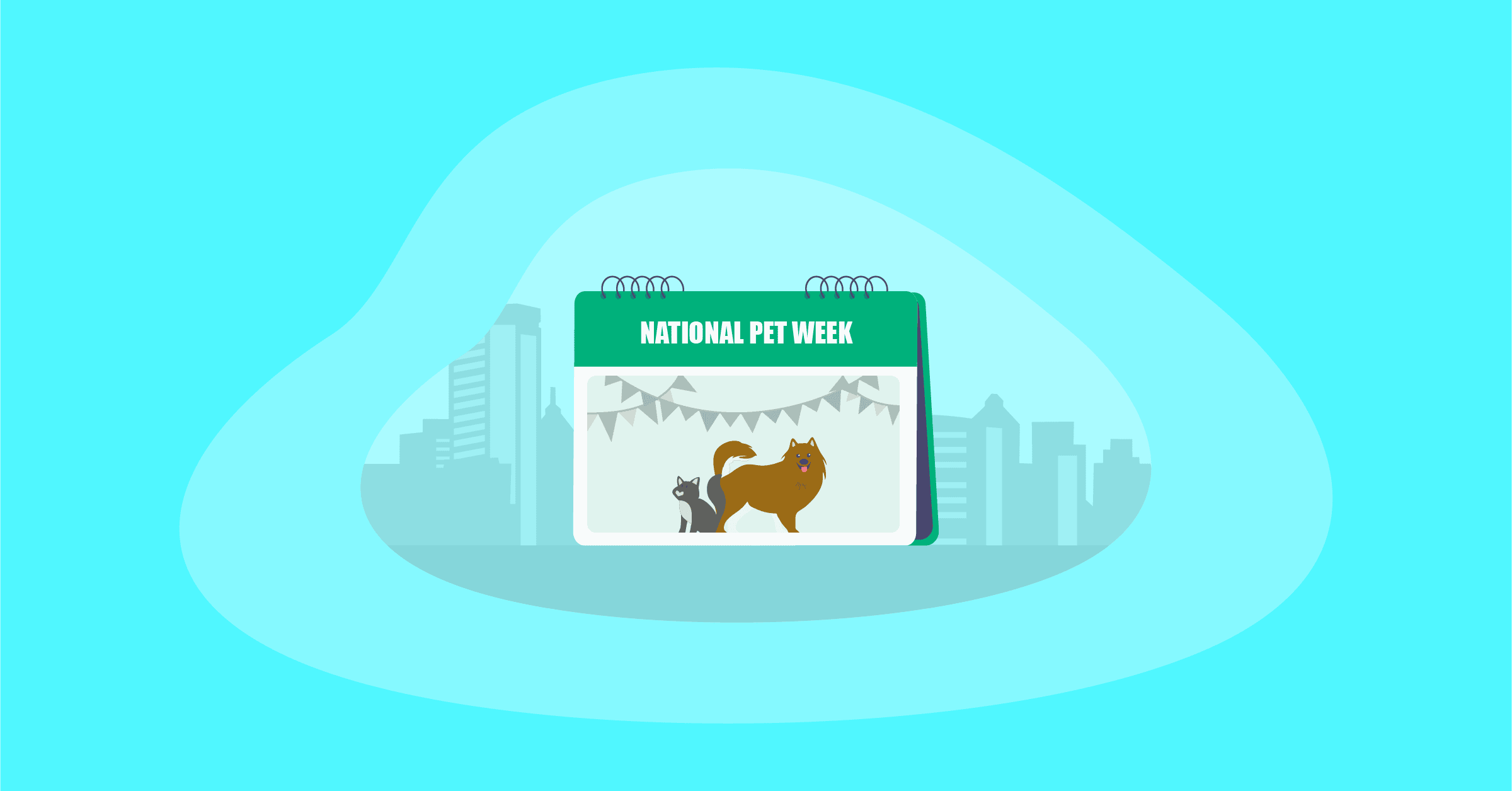 Illustration of the National Pet Week