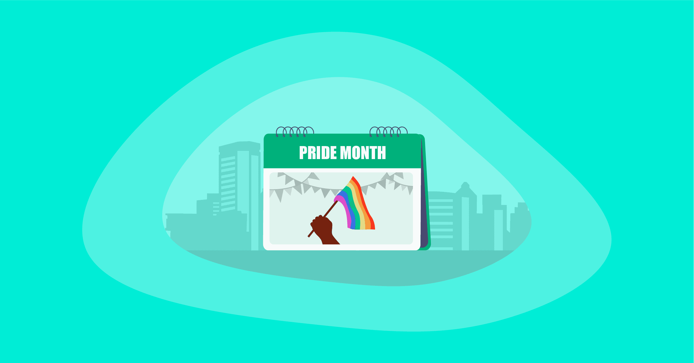 Illustration of the Pride Month