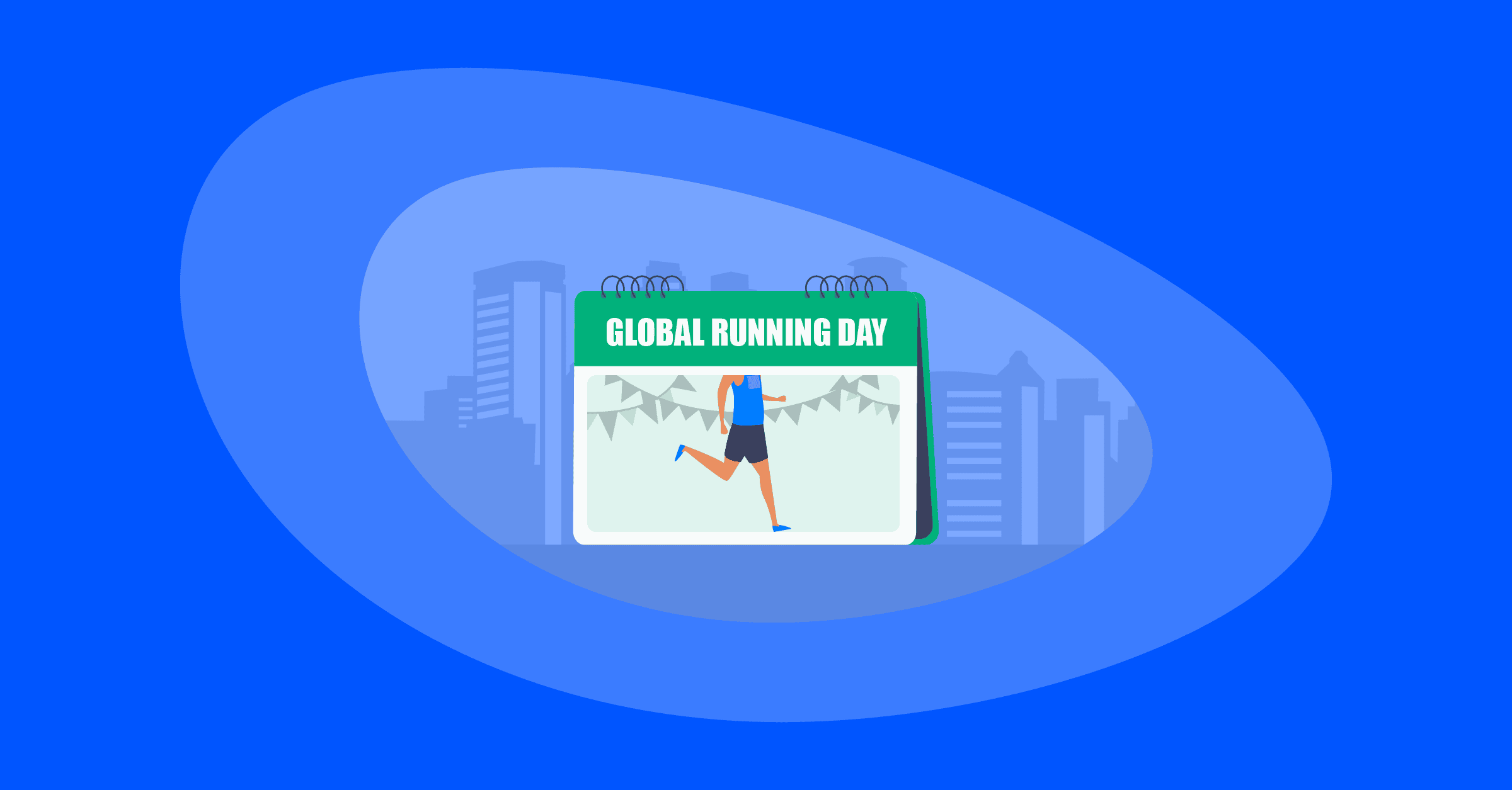 Illustration of the Global Running Day