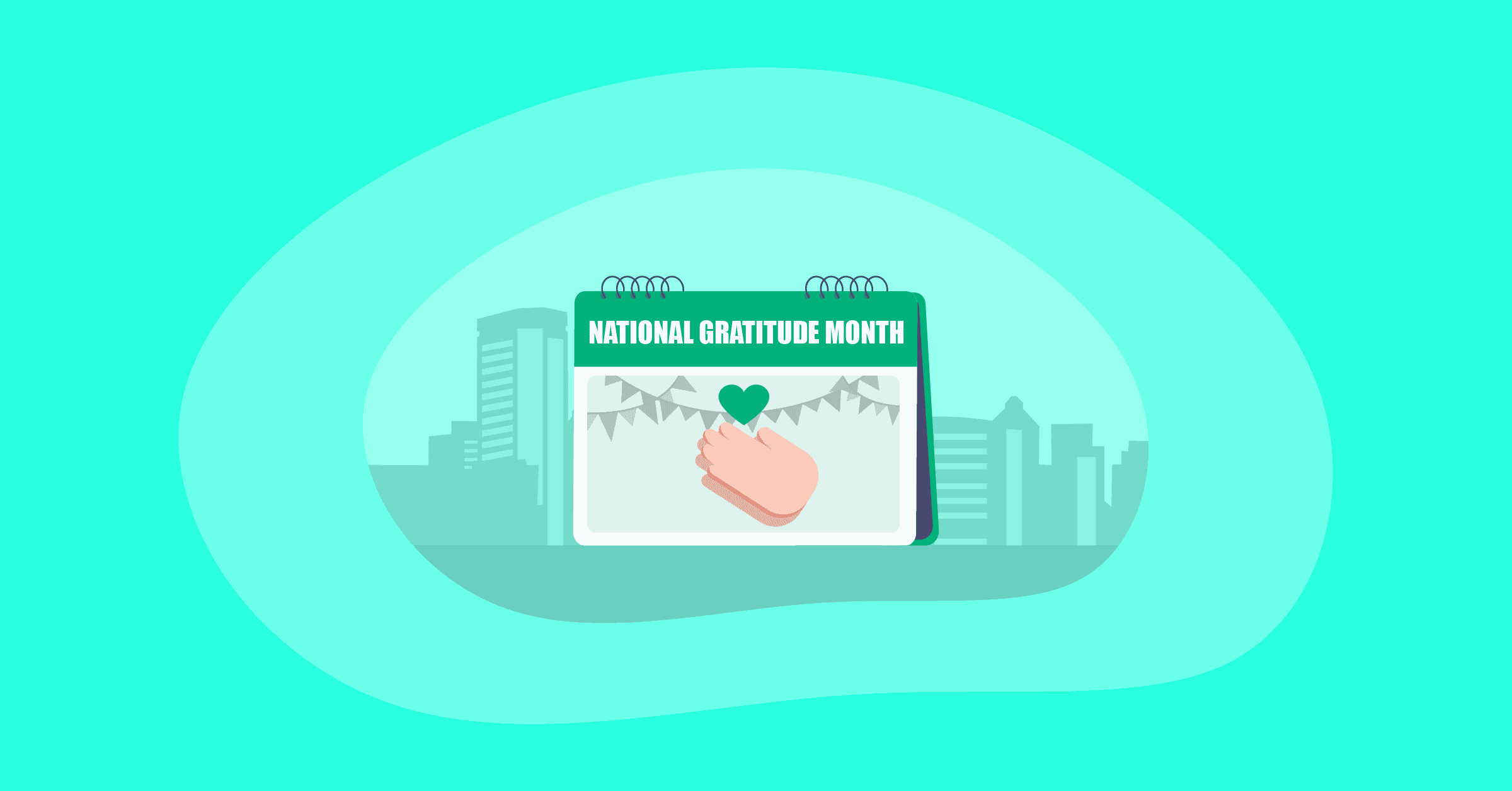 Illustration of National Gratitude Month