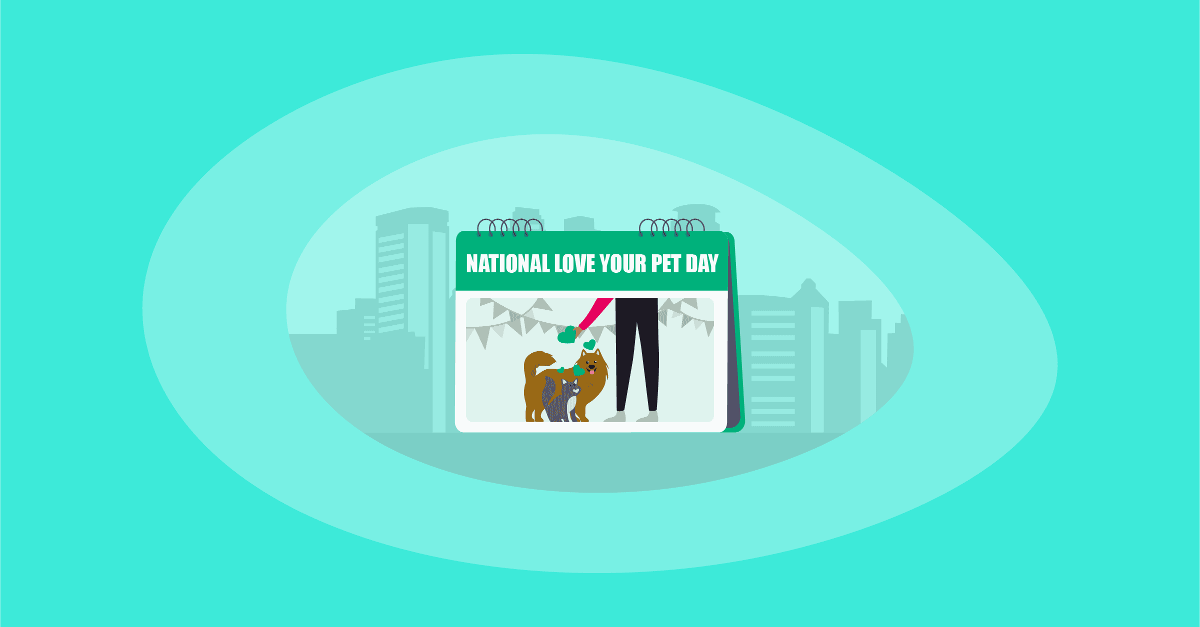 Illustration for National Love Your Pet Day