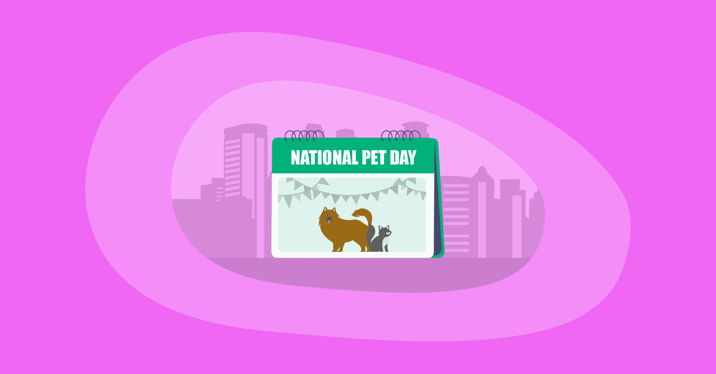 Illustration of National Pet Day