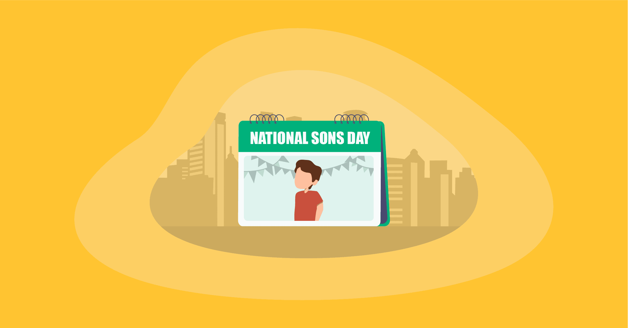 Illustration of the National Sons Day