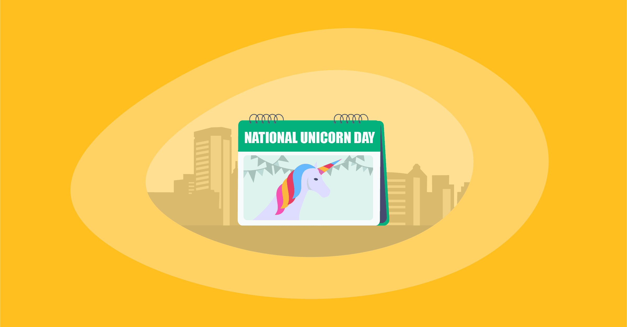 Illustration of the National Unicorn Day
