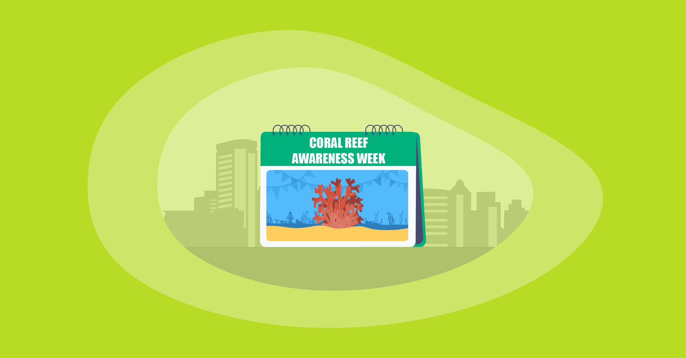 Illustration of the Coral Awareness Week