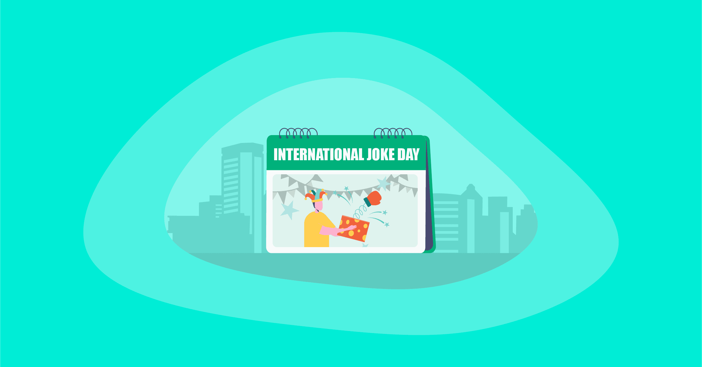 Illustration of the International Joke Day