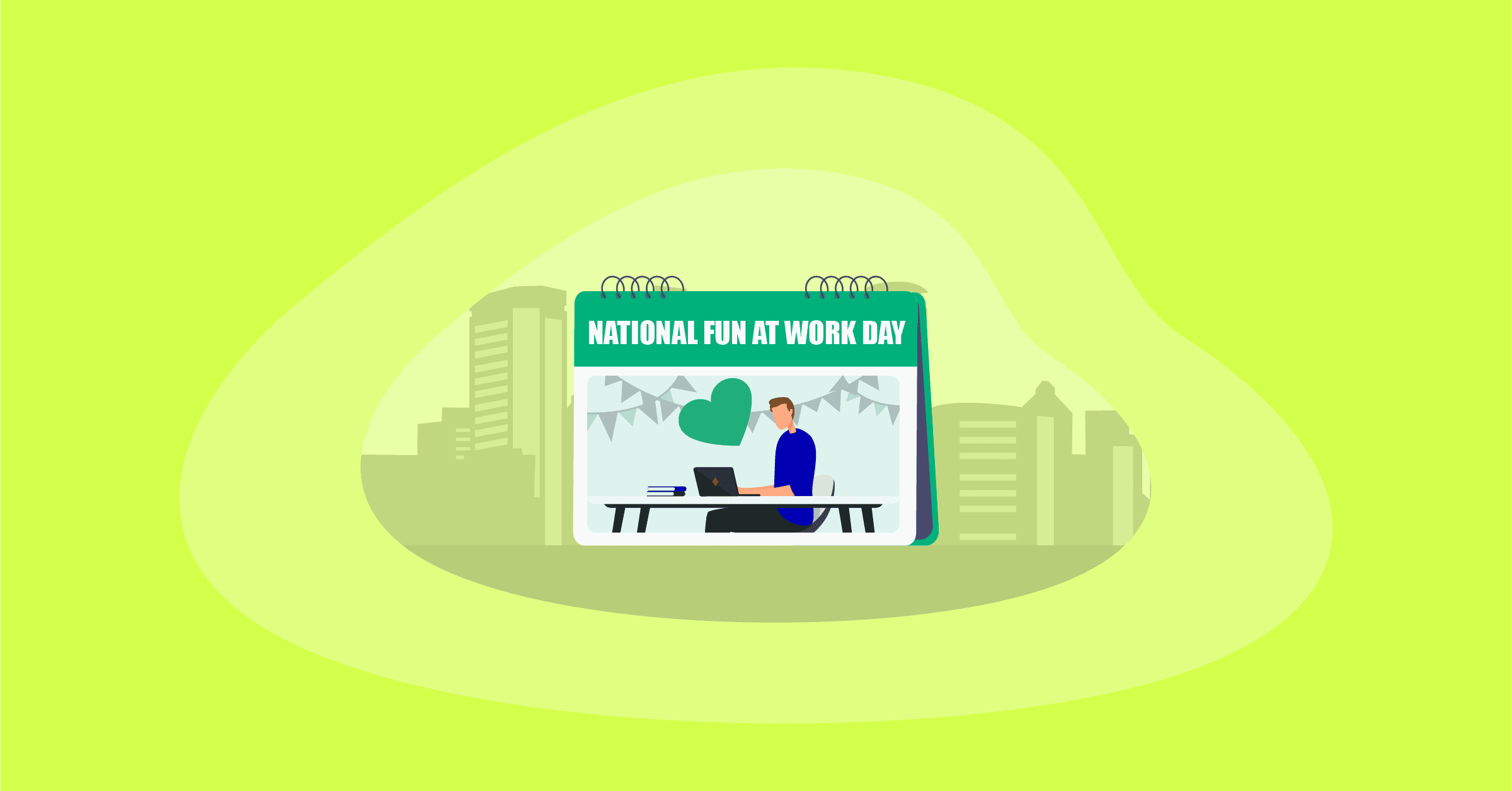 Illustration of the National Fun at Work Day