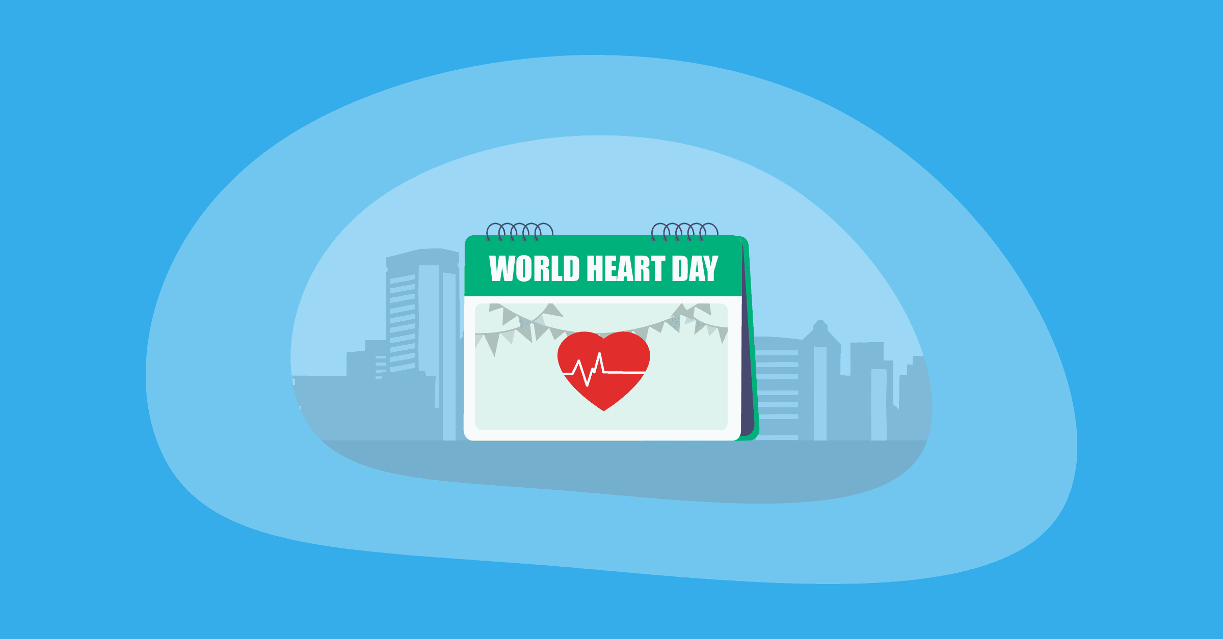 Illustration of World Heart Day
