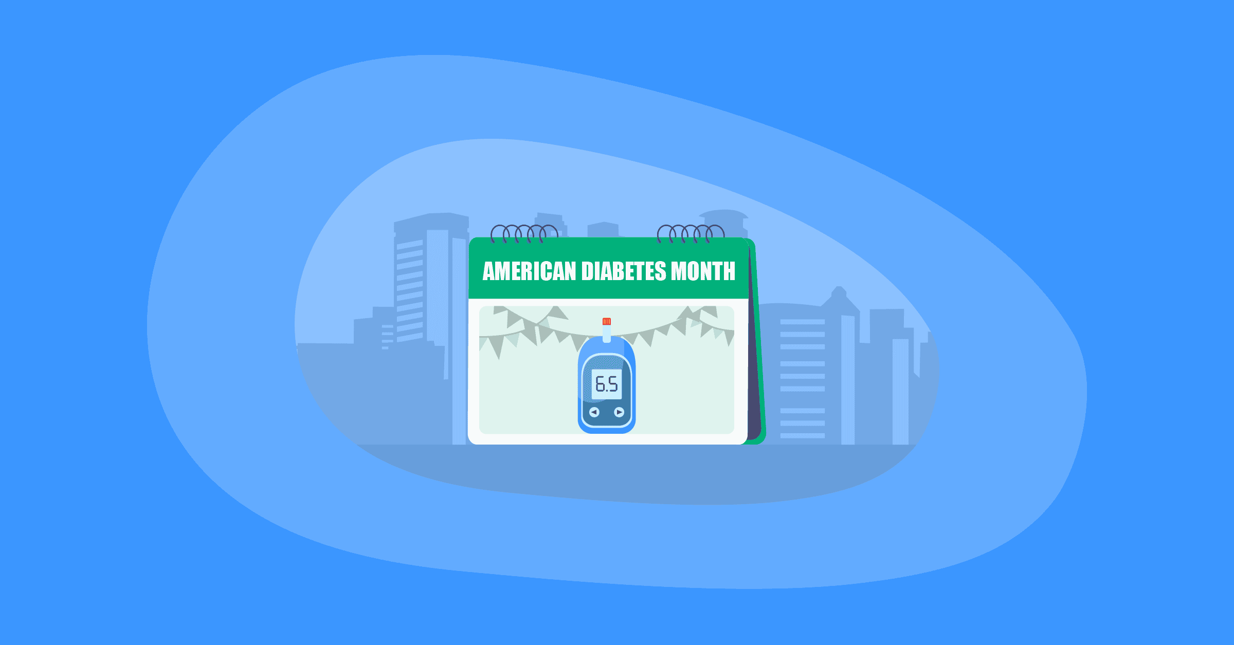 Illustration of American Diabetes Month