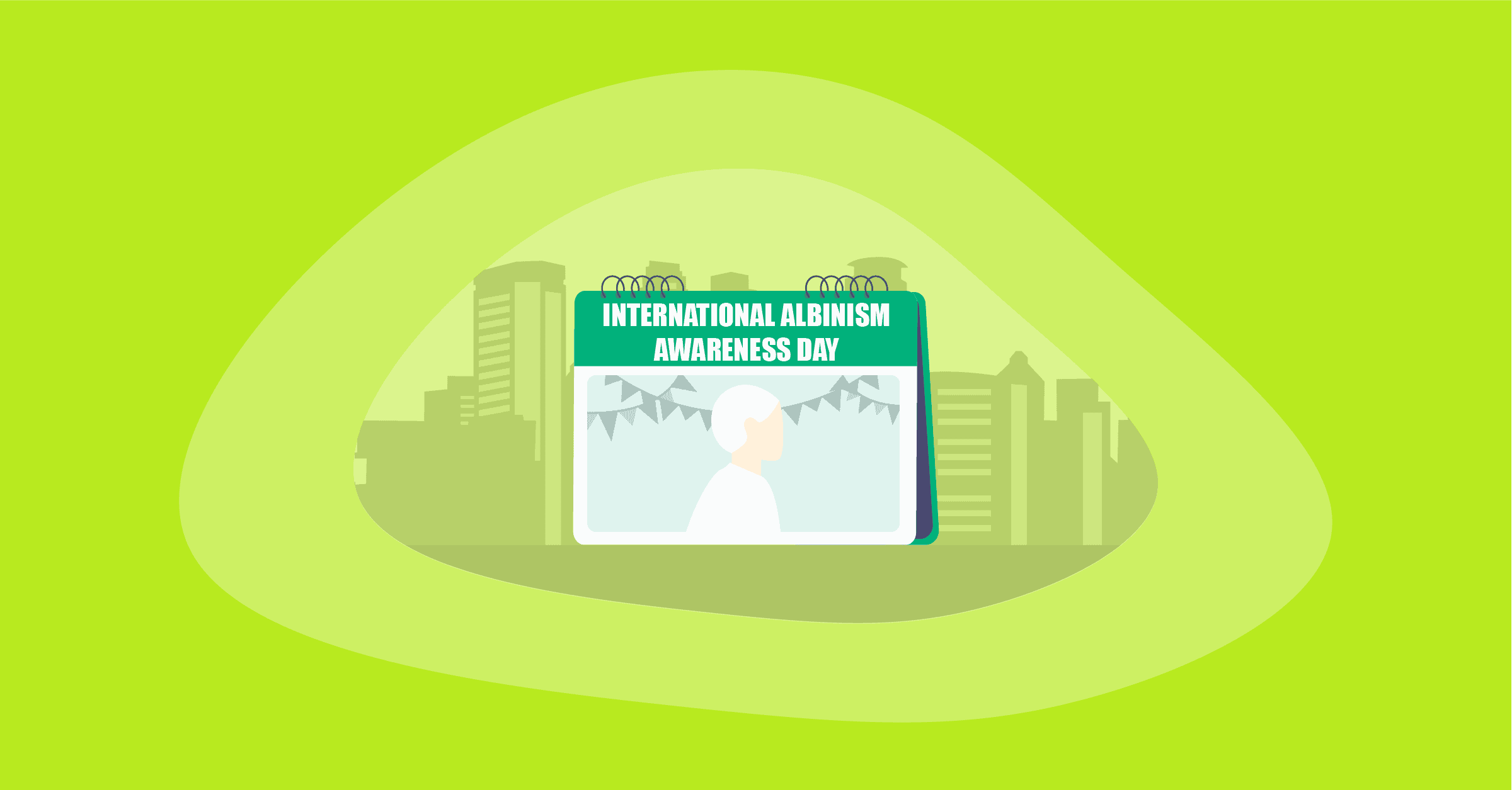 Illustration of International Albinism Awareness Day
